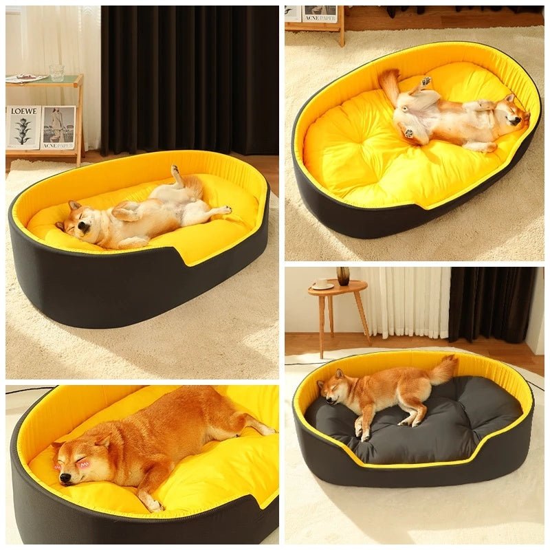 square plush bed mat for large dogs