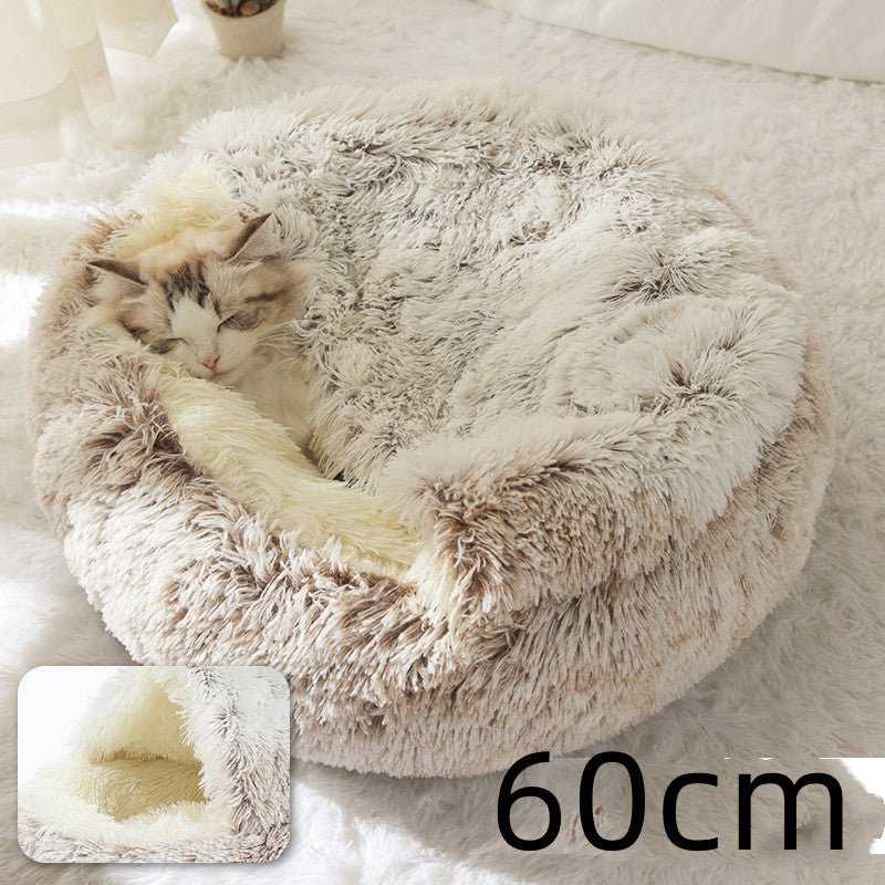 Soft Plush Winter Bed for Pets