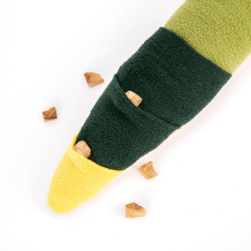 snake snuffle toy dogs side view
