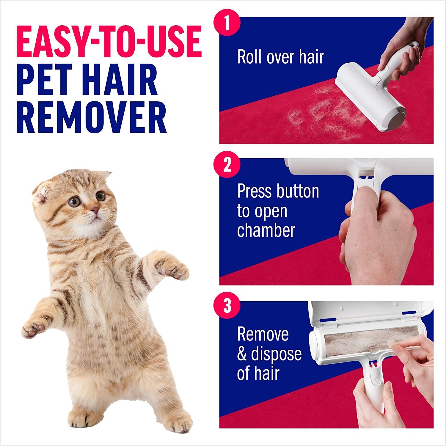 pet hair remover roller removing fur