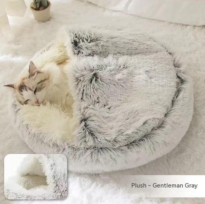 Soft Plush Winter Bed for Pets