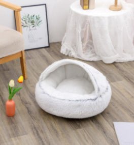 Soft Plush Winter Bed for Pets