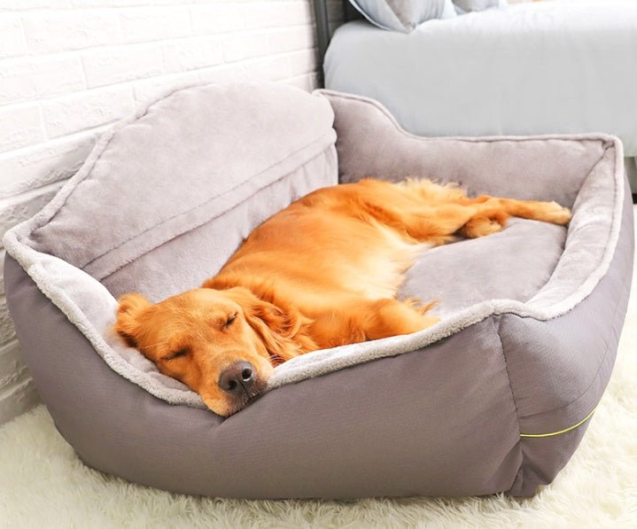 Fluffy Donut Dog Bed Warm Soft large dog beds small dog beds plush cushion dog house