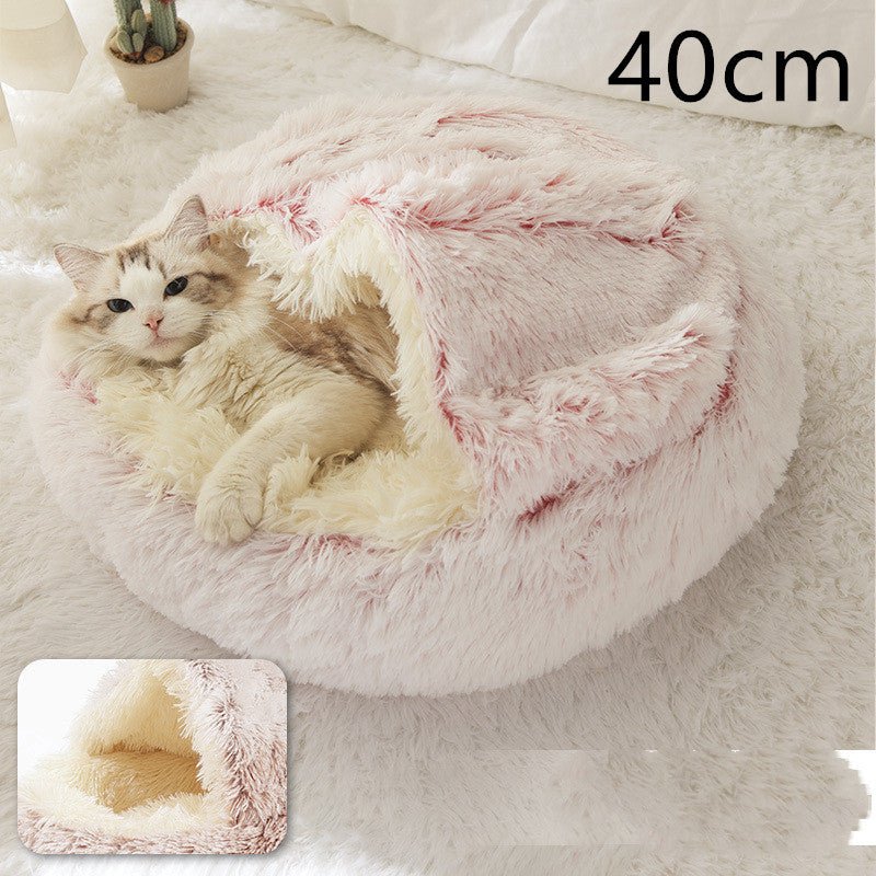 Soft Plush Winter Bed for Pets