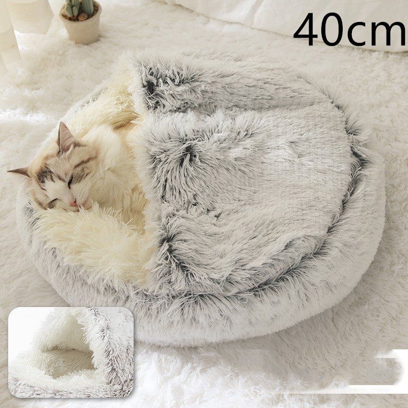 Soft Plush Winter Bed for Pets