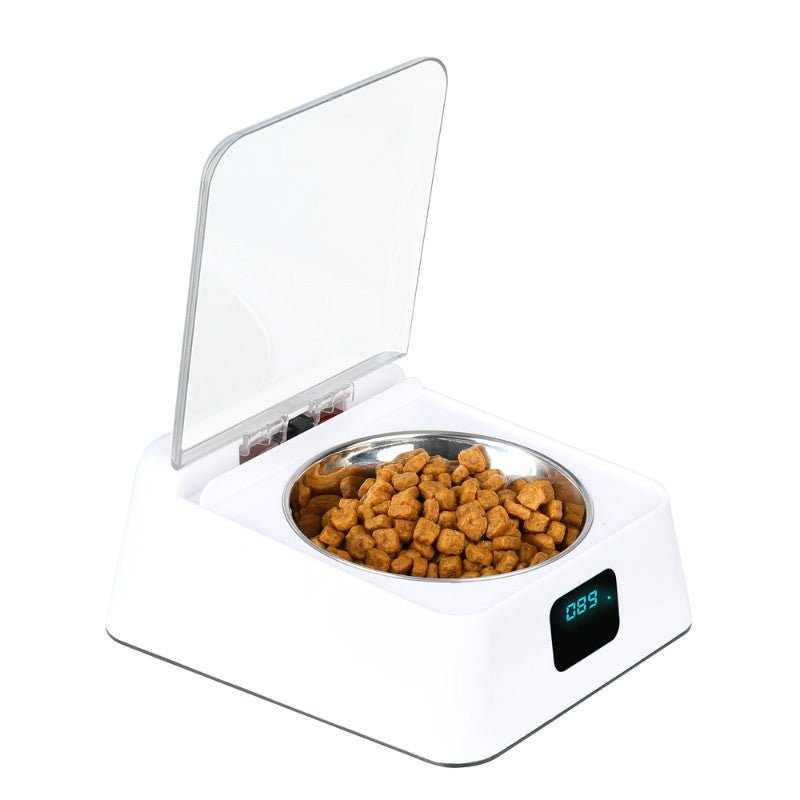 smart pet automatic feeder top display