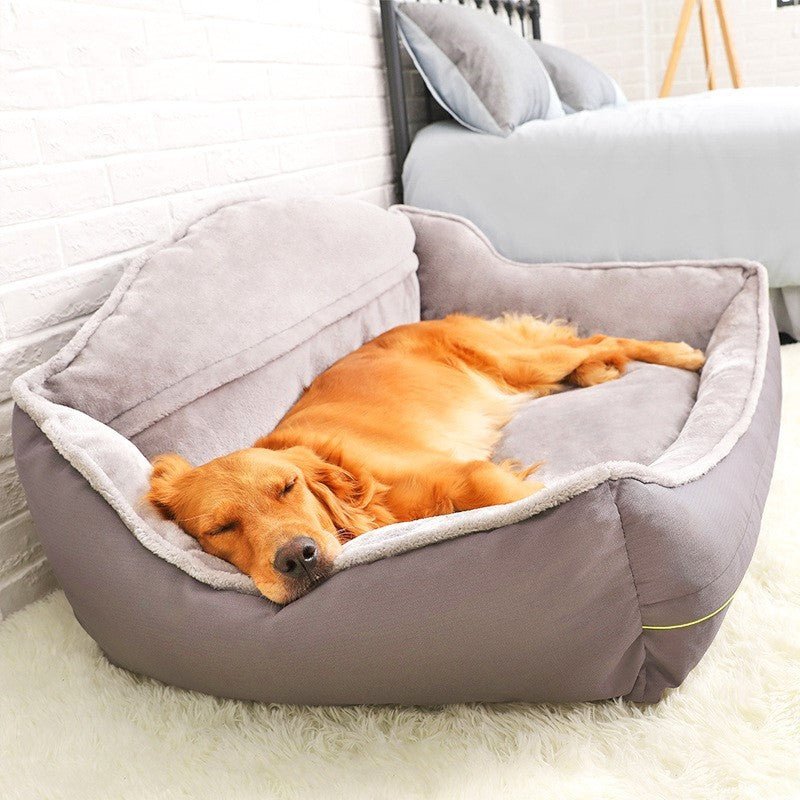 Fluffy Donut Dog Bed Warm Soft long plush pet cushion dog house cat bed washable pet sofa mat