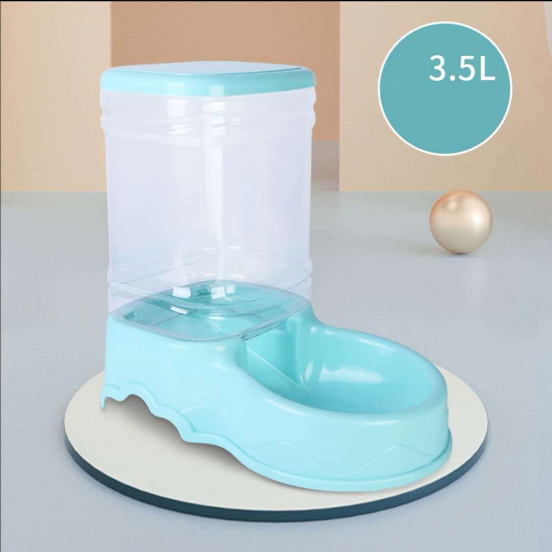 automatic pet water dispenser side view