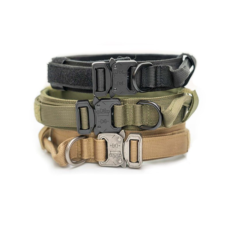 tactical nylon dog collar for large dogs