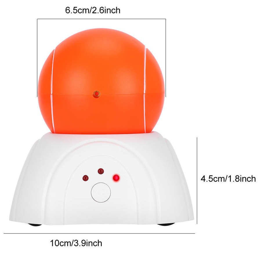 automatic rotating cat laser toy in living room