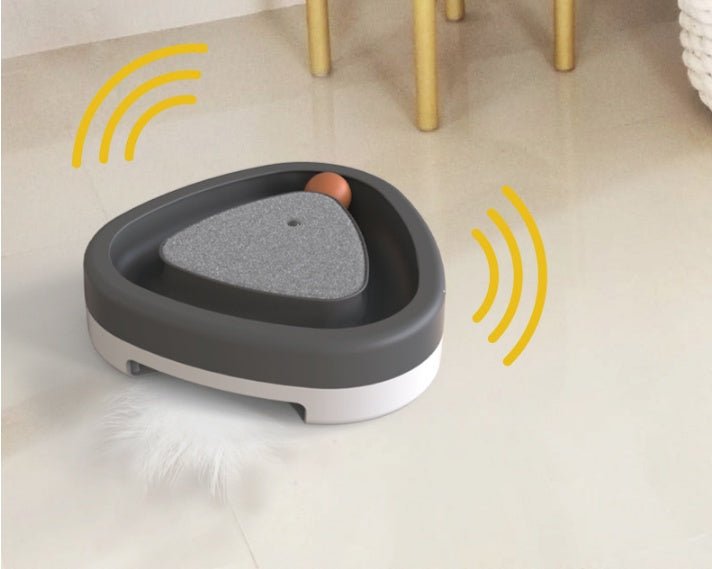 Playful Cat Scratcher Electric Triangle Toy for Endless Fun