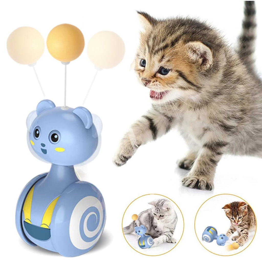 Interactive Cat Feather Toy with wand