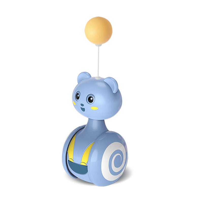 Interactive Cat Feather Toy chasing ball