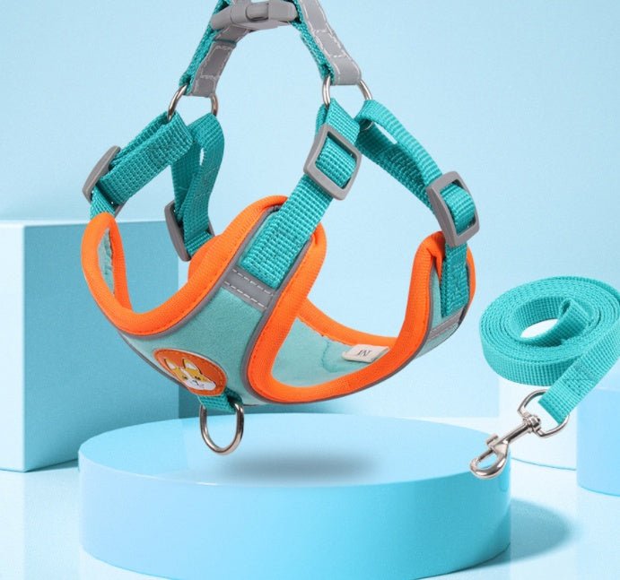 vest type dog harness front view