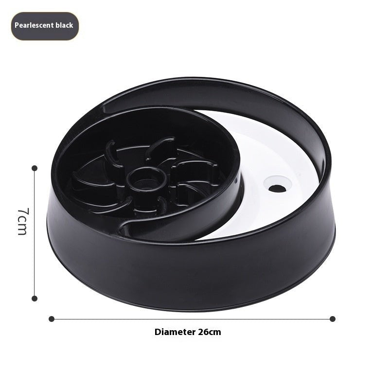 automatic water food feeder under cat drinking