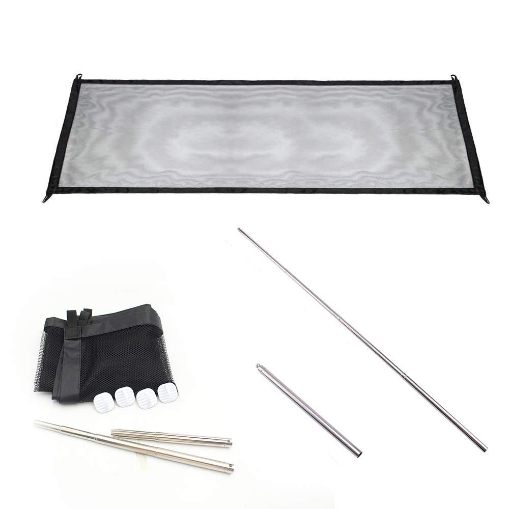 Dog isolation net in living room