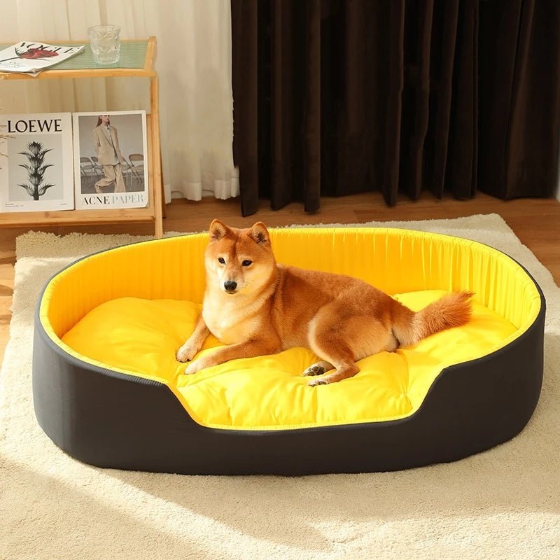 plush dog and cat bed mat top view