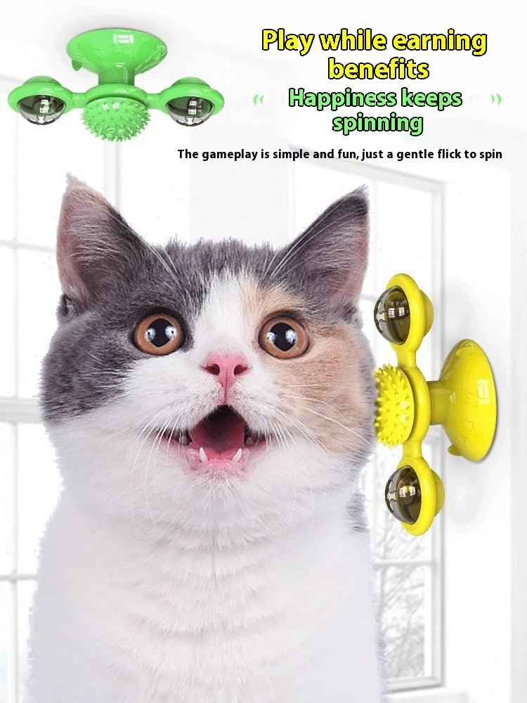 interactive cat entertainment set tumbler base