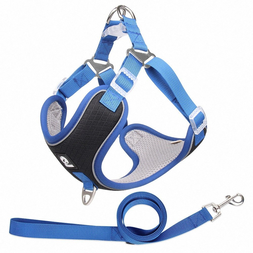 adjustable breathable dog harness mesh material