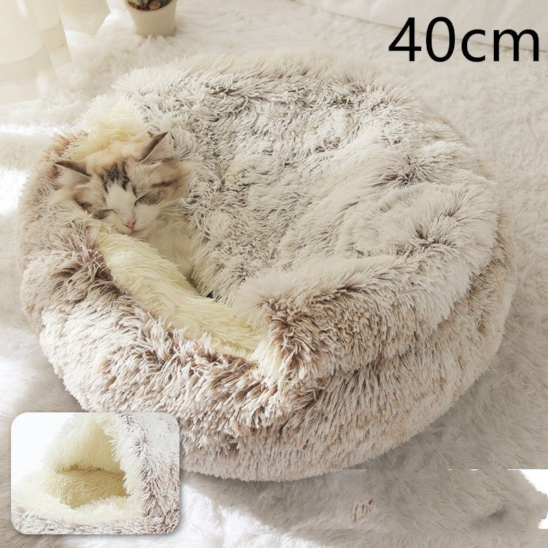 Soft Plush Winter Bed for Pets