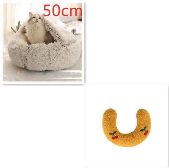 Soft Plush Winter Bed for Pets