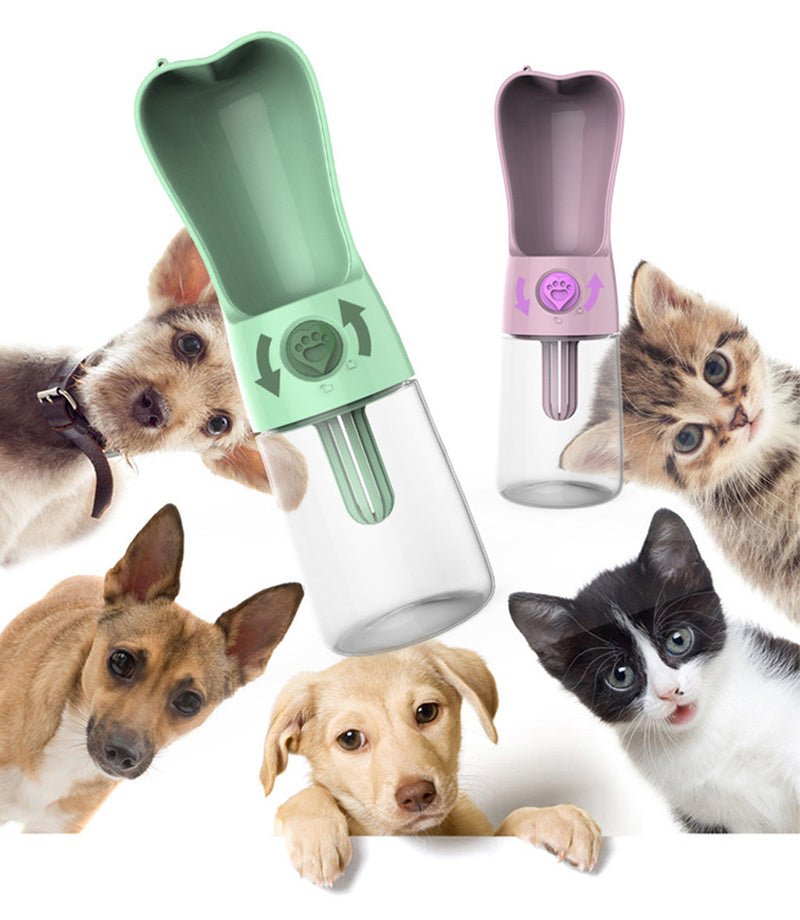 Pet portable water bottle drinking cup