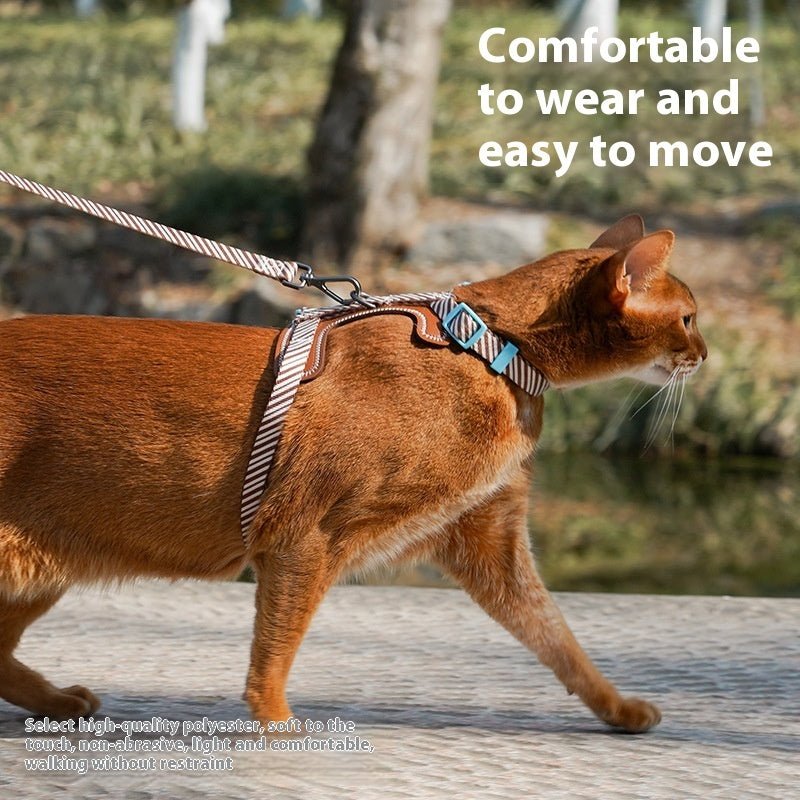 adjustable anti loose harness with leash