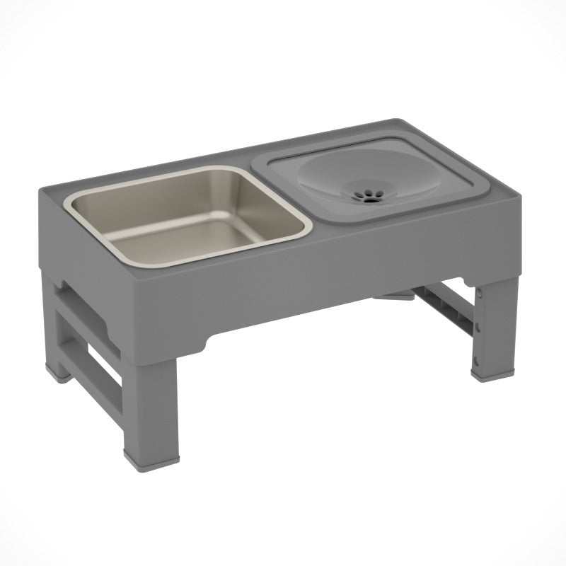 Elevated Dog Feeding Bowls adjustable stand
