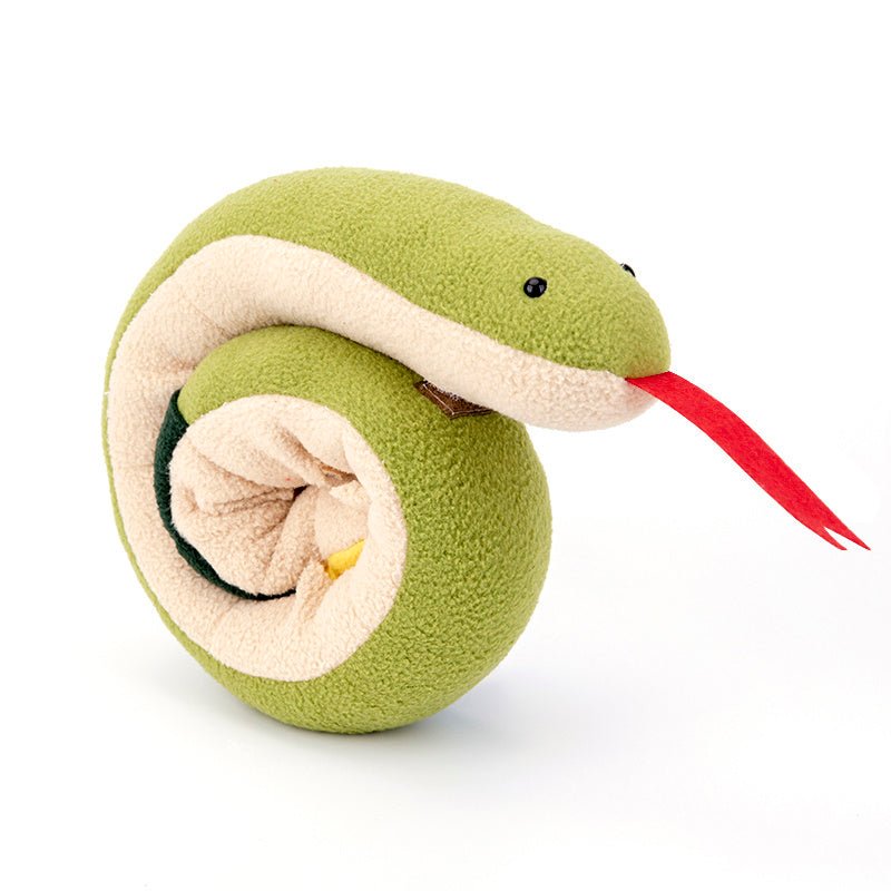 snake snuffle toy dogs dog using