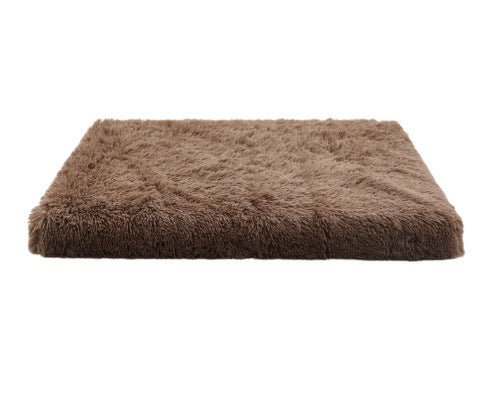 Plush Square Pet Bed memory foam