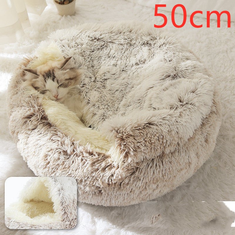 Soft Plush Winter Bed for Pets