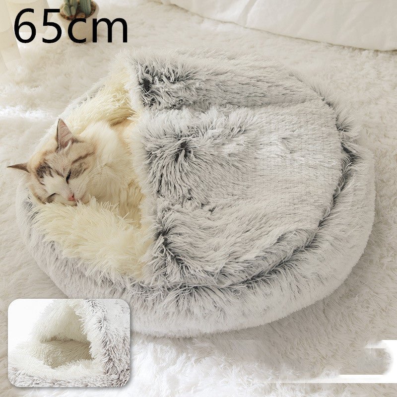 Soft Plush Winter Bed for Pets