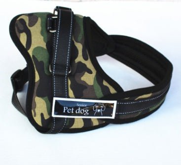 dog reflective harness vest side angle