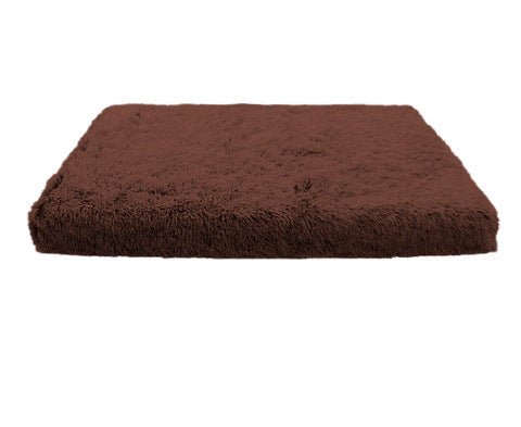 Square Pet Bed Plush memory foam