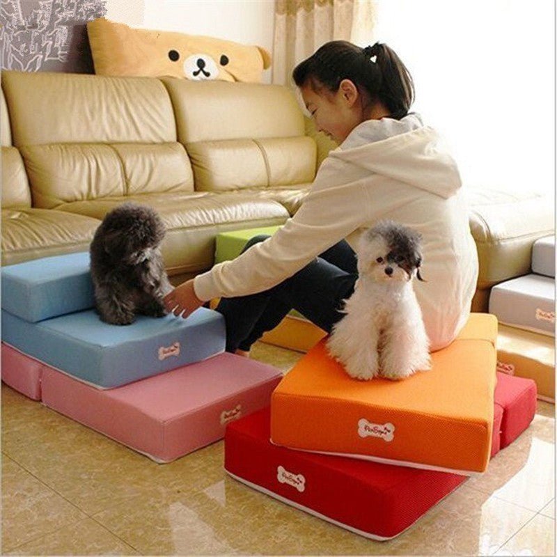 soft foam pet stairs lightweight design