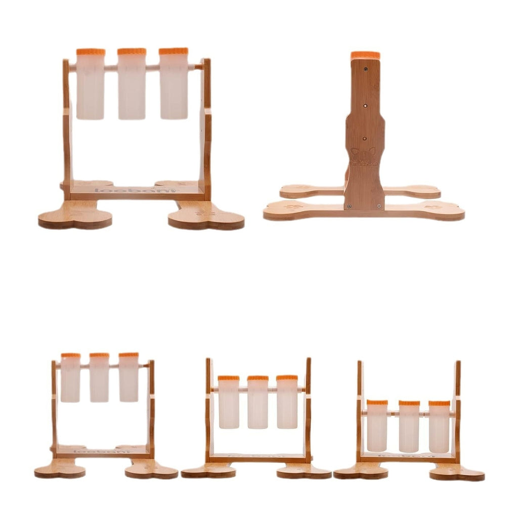 Interactive Dog Puzzle Toy Wooden Feeder