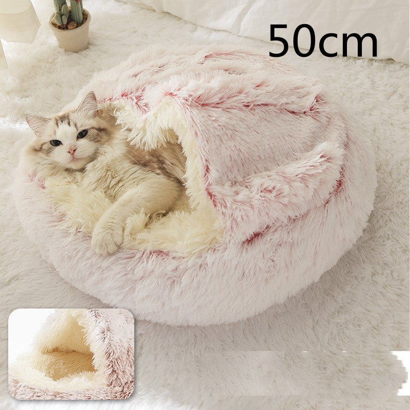 Soft Plush Winter Bed for Pets