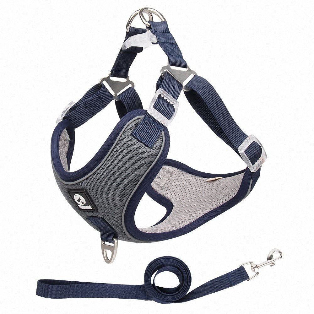 adjustable breathable dog harness outdoor walking