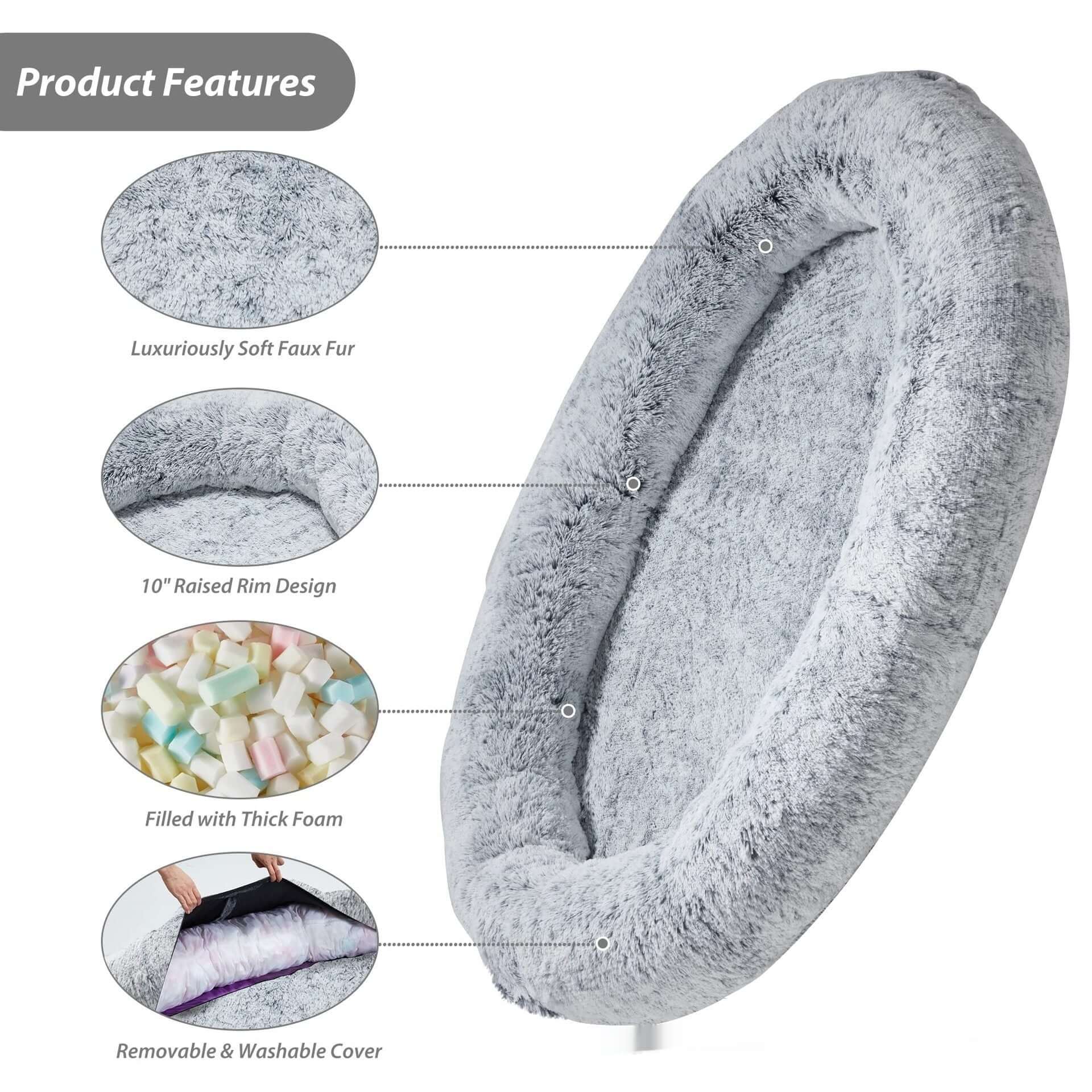 Owner and Dog Bed Ultimate Cuddle Spot