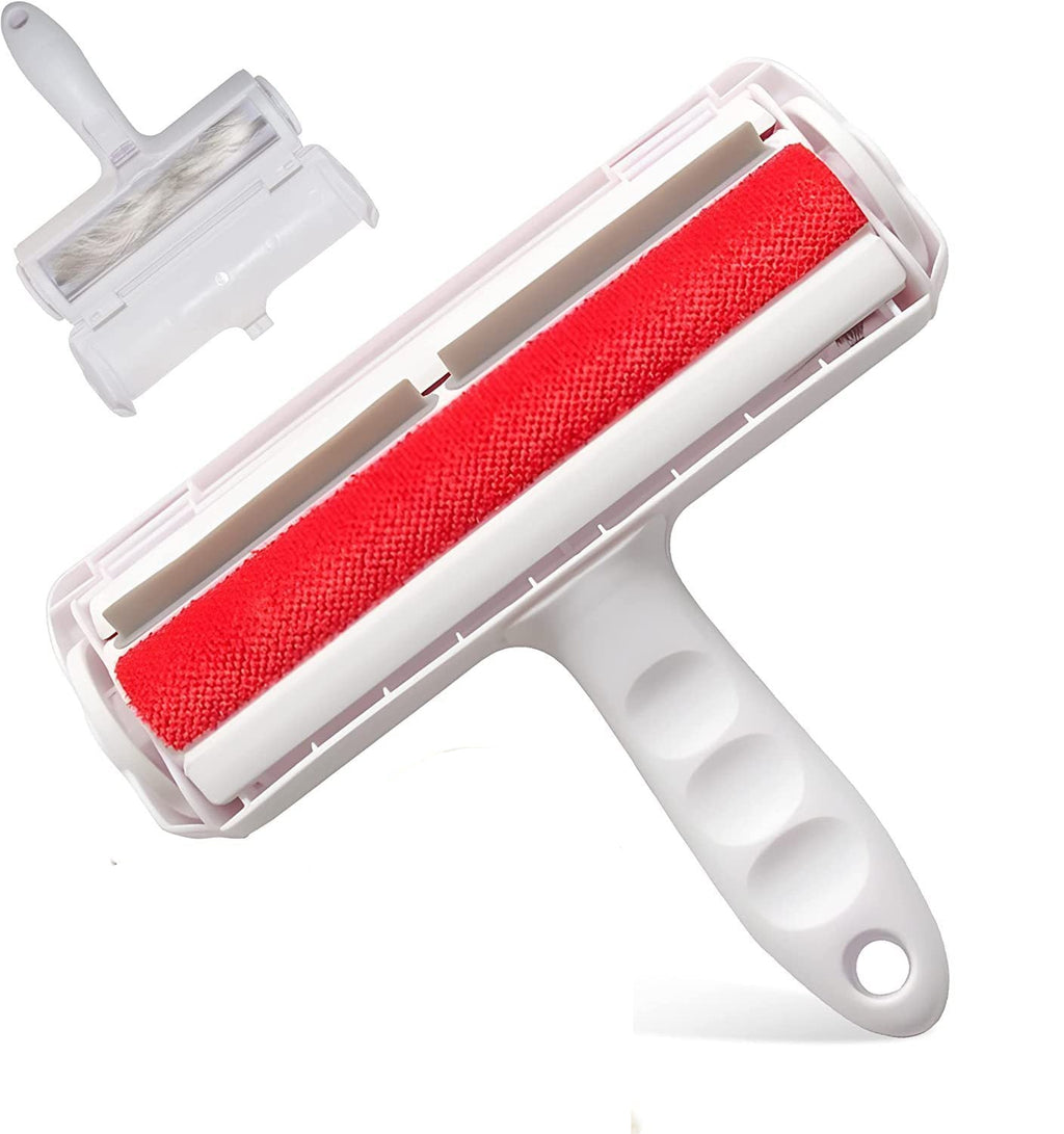 pet hair remover roller on sofa