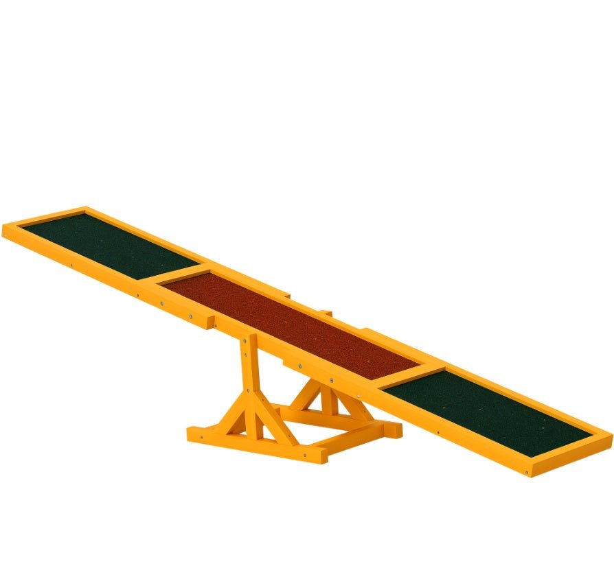 wooden dog agility seesaw outdoor
