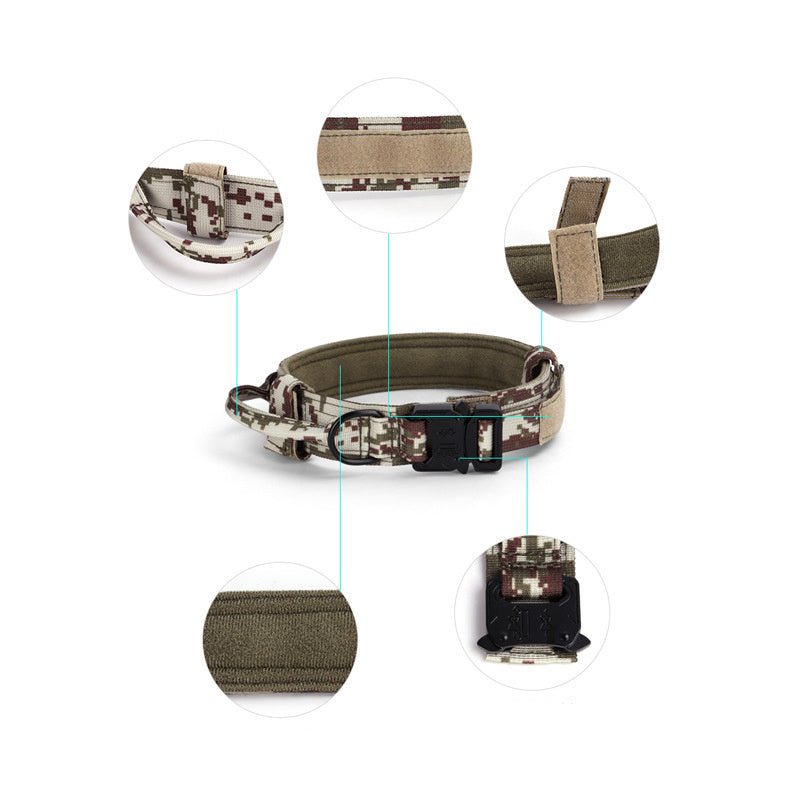 tactical dog training collar durable material