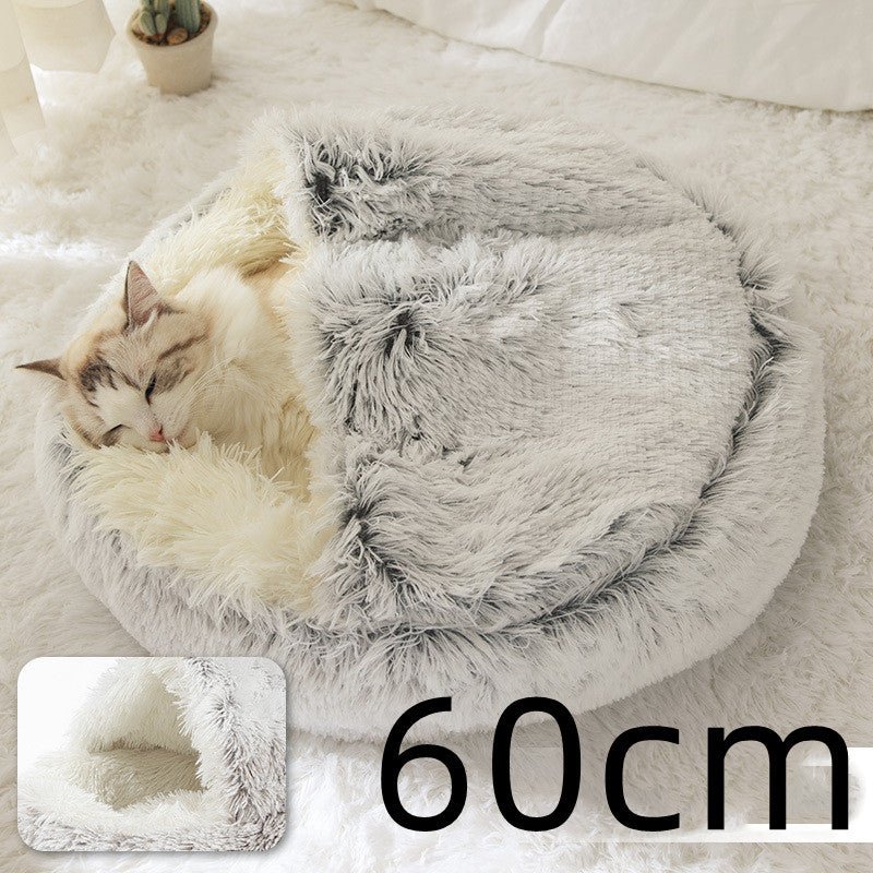 Soft Plush Winter Bed for Pets