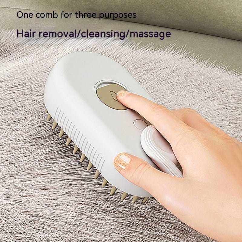 cat steam grooming brush for daily grooming