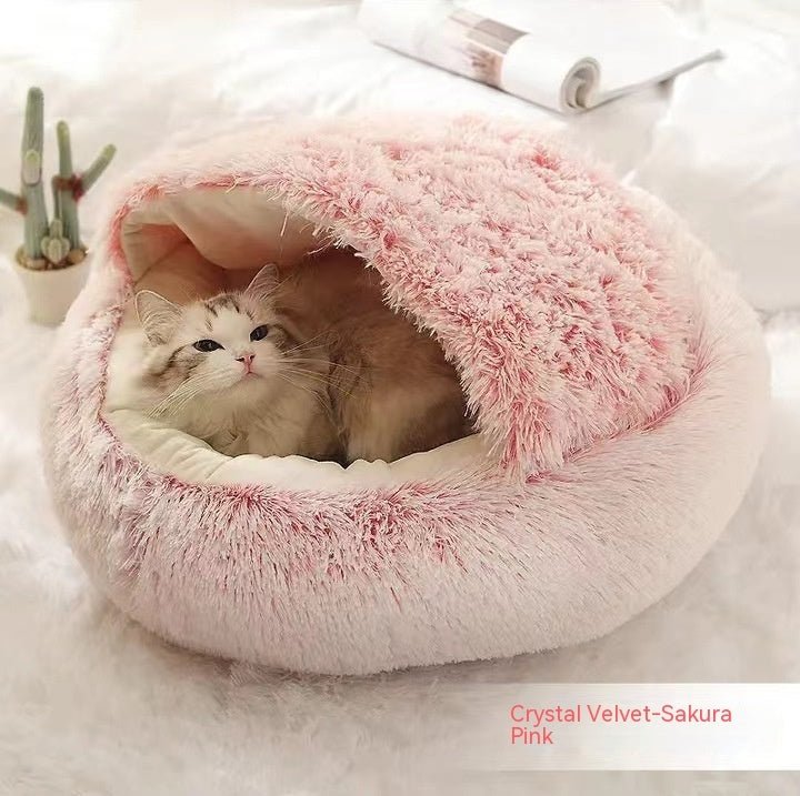 Soft Plush Winter Bed for Pets
