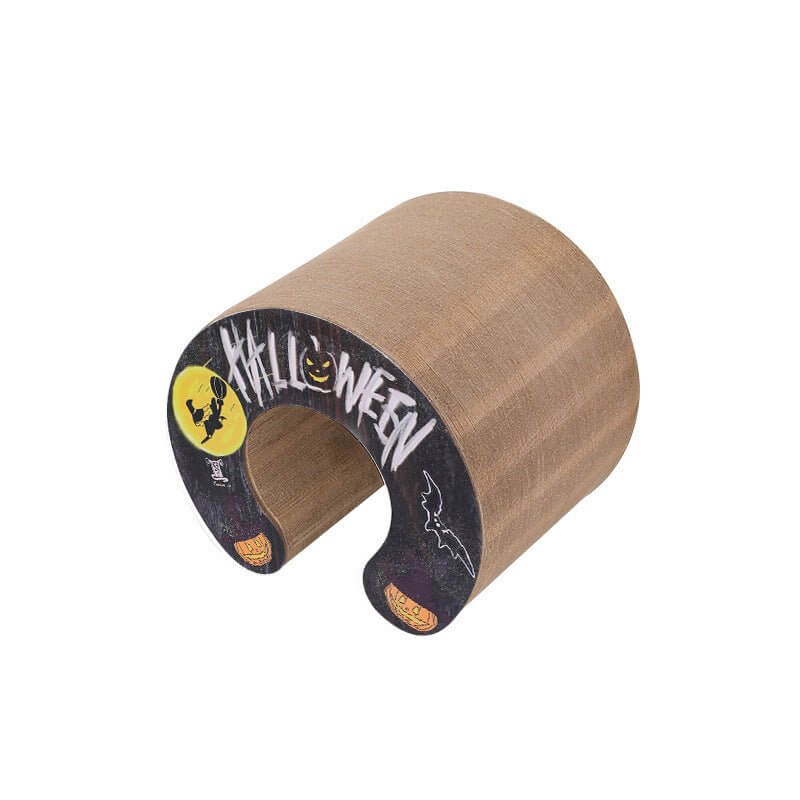 Magic Organ Cat Scratch Board Toy with an orange cat and interactive scratch toys.