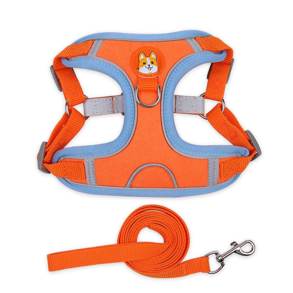 vest type dog harness outdoor walking