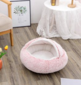 Soft Plush Winter Bed for Pets
