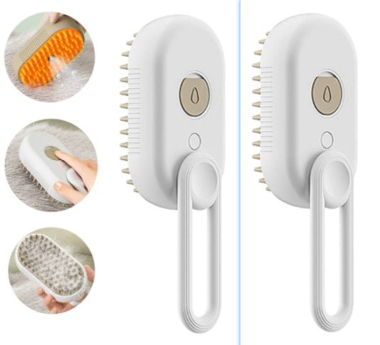 cat steam grooming brush detangling fur