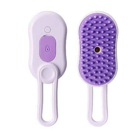 cat steam grooming brush with soft steam